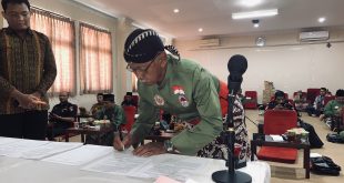 Kapten TNI (Purn) H. Sardjiman Ketua PERSINAS ASAD DIY Tanda Tangani PKS dengan Yayasan Naungan LDII