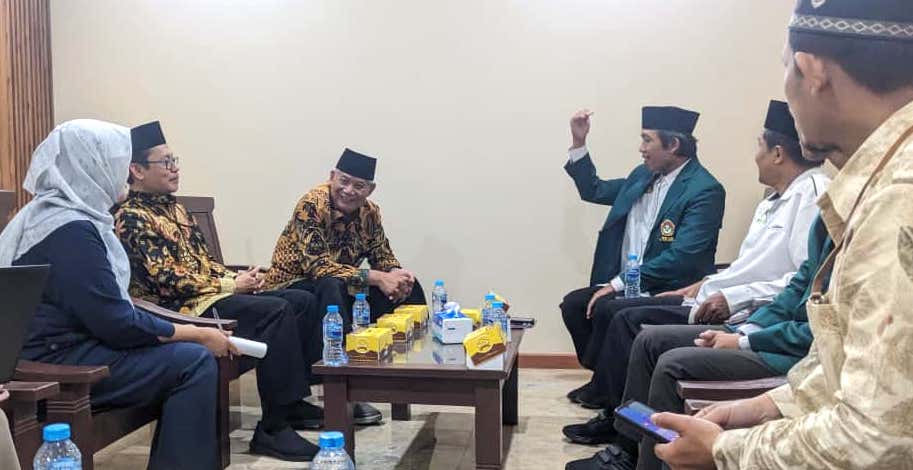Atus Syahbudin menerima kunjungan Tim Kanwil Kemenag DIY