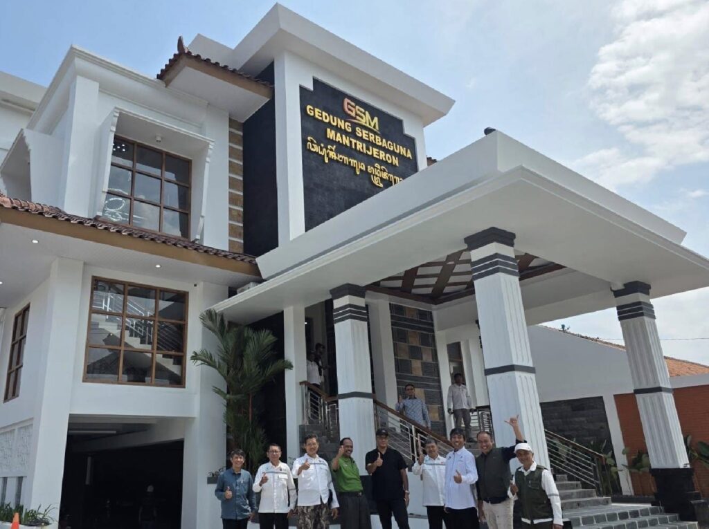 Gedung Serbaguna Mantrijeron saat ini dalam tahap finishing