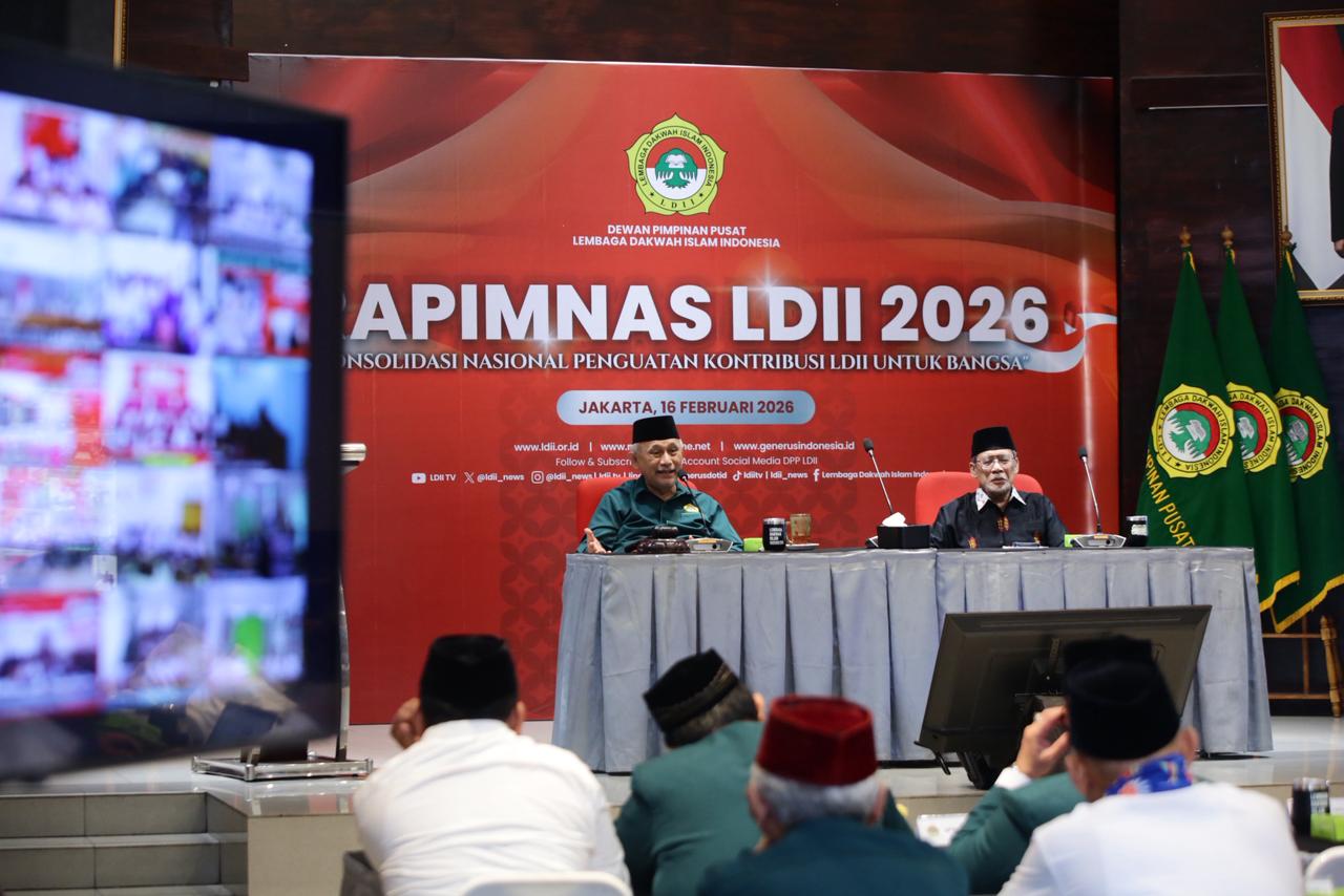 Ketua Umum DPP LDII saat membuka Rapimnas 2026
