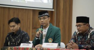 Ketua Biro PKD DPW LDII DIY Ustadz Endri Sulistyo saat menyampaikan dalil lembaran tentang Lailatul Qodar
