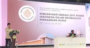 Menteri Kebudayaan RI Fadli Zon saat memaparkan Materi pada Munas X LDII 2026