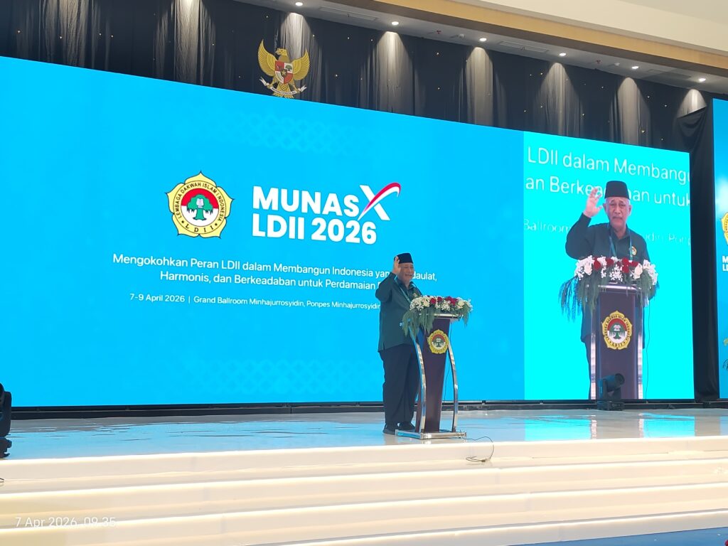 KH Chriswanto Santoso Pada saat Pembukaan Munas X 2026 yang digelar di Ponpes Minhajurrosyidin (dok/lines)