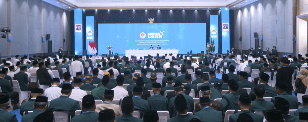 Suasana pelaksanaan Munas X yang diadakan DPP LDII mengundang Peserta dari DPW dan DPD LDII di seluruh Indonesia 