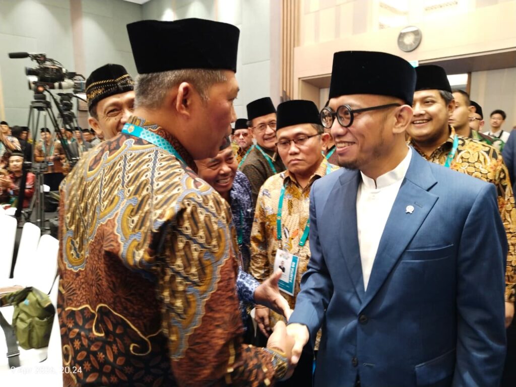 Wakil Menteri Haji dan Umroh Dahnil Anzar Simanjuntak pada saat Munas X LDII 2026