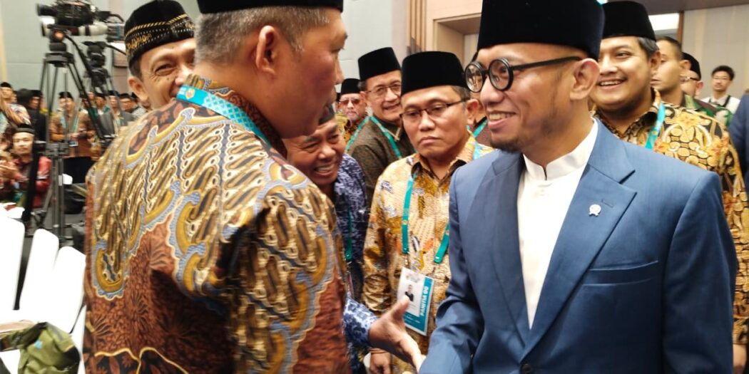 Wakil Menteri Haji dan Umroh Dahnil Anzar Simanjuntak pada saat Munas X LDII 2026