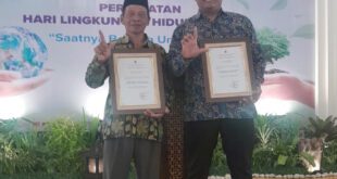 Kampung Proklim Sangurejo dan Kembang menerima penghargaan pada Peringatan Hari Lingkungan Hidup Sedunia DIY
