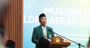 Sambutan Atus Syahbudin setelah hasil sidang paripurna memutuskan Ia sebagai ketua terpilih 2026 -2031