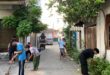 Kerja bakti PC LDII Gondokusuman dengan membersihkan lingkungan Masjid Ar-Royyaan, Klitren, Gondokusuman, Yogyakarta dan kawasan sekitarnya, Sabtu (18/7)