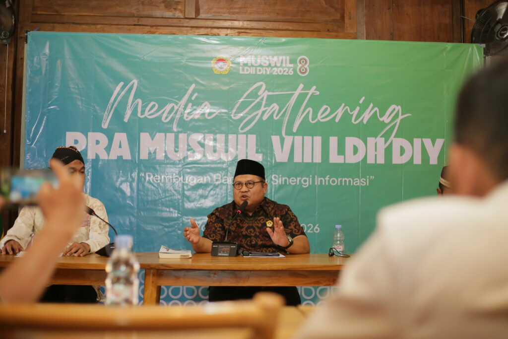 Sambutan Ketua Umum DPP LDII, KH Dody Taufiq Wijaya pada Media Gathering Pra Muswil VIII LDII DIY