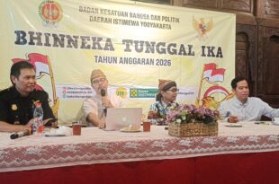 Sosialisasi Bhinneka Tunggal Ika oleh Bakesbangpol Daerah Istimewa Yogyakarta, Selasa (28/7/2026)