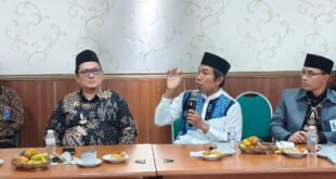 Atus Syahbudin saat memaparkan gagasan pada kunjungan kerja spesifik (Kunspik) Komisi VIII DPR RI di Kantor Wilayah Kementerian Agama DIY, Kamis (24/9/2026)