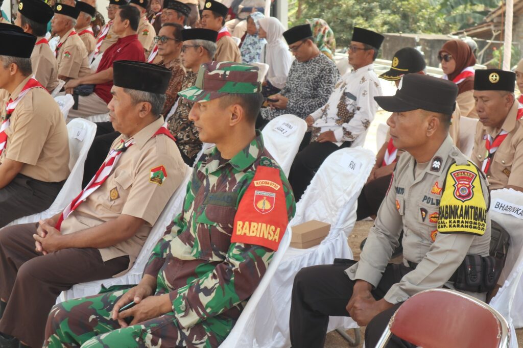 Jajaran Tamu undangan yang hadir pada Pembukaan Kemah Santri Sako SPN DIY yang digelar di Komplek Pondok Pesantren Al-Hadi Gunungkidul