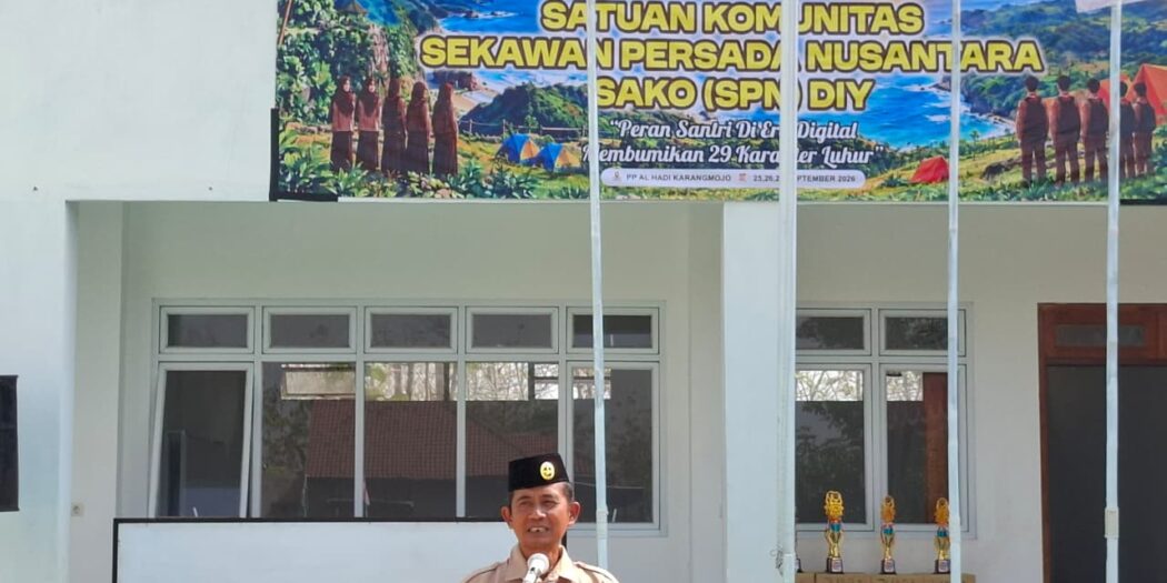 Ketua Sako SPN DIY, Kak Sarjita Menutup rangkaian Kegiatan Kemah Santri