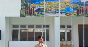 Ketua Sako SPN DIY, Kak Sarjita Menutup rangkaian Kegiatan Kemah Santri