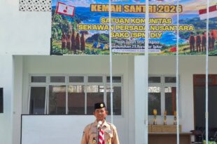Ketua Sako SPN DIY, Kak Sarjita Menutup rangkaian Kegiatan Kemah Santri