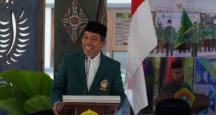 Atus Syahbudin memberikan arahan pada Musda VIII LDII Sleman yang digelar di Pendopo Rumah Dinas Bupati Sleman. Foto: LINES