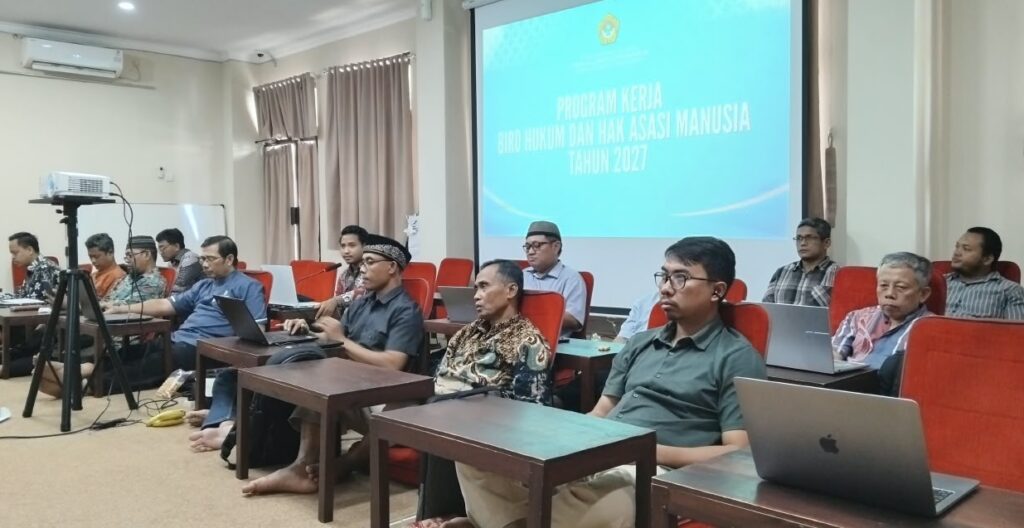 Peserta Musyawarah Pengurus DPW LDII DIY di Aula PPM Grha Cendekia, Depok, Sleman, Sabtu (31/10)