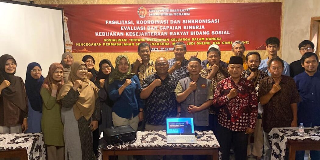 Sosialisasi Perda DIY Nomor 7 Tahun 2018 tentang Pembangunan Ketahanan Keluarga yang digelar Pemerintah Daerah DIY, Kamis (22/10)
